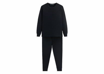 Kith Kithmas Waffle Thermal Set Black