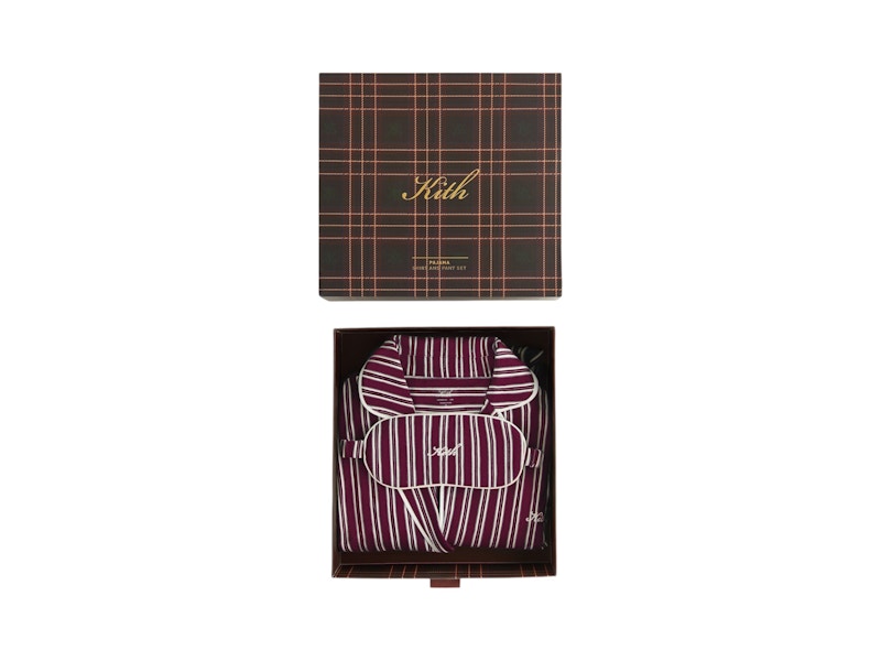 Kith Kithmas Women Striped Pajama Set Essence