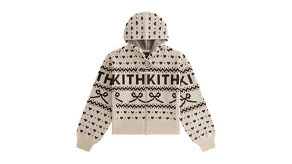 Kith Kithmas Women Tanner Ribbon Sweater Hoodie Sandrift