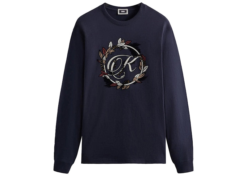 Kith Kithmas Wreath Long Sleeve Tee Nocturnal