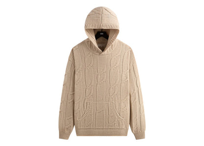 Kith Knit Elliot Hoodie Sandy Heather