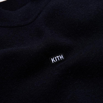 Kith Knit L/S Mock Neck Black