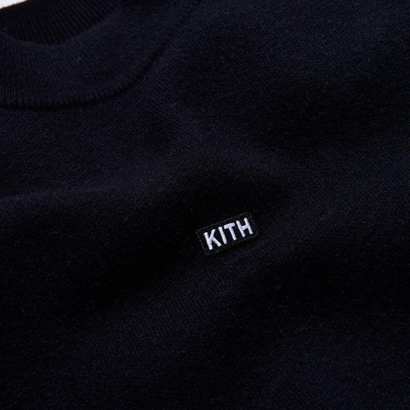 Kith Knit L/S Mock Neck Black