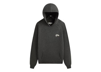 Kith Knit Miles Hoodie Dark Heather Grey