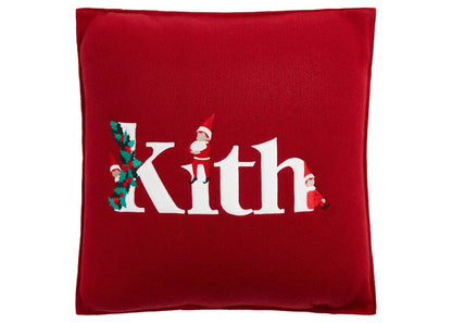 Kith Kithmas Knit Throw Pillow Pyre