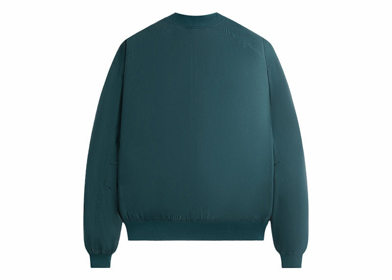 Kith Koen Washed Silk Bomber Jacket Algae