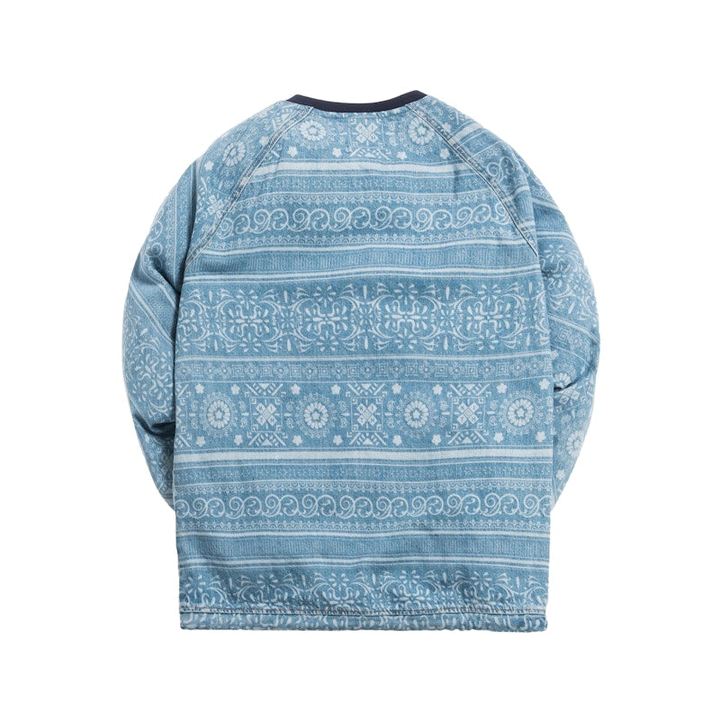 Kith L/S Denim Johnson Crewneck Hosu 2.0 Wash