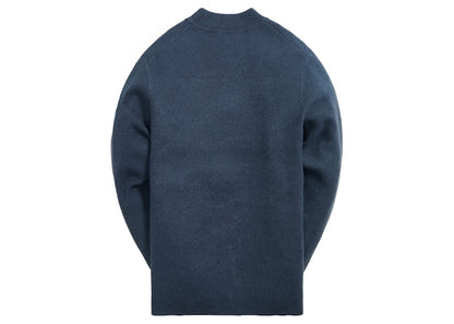 Kith L/S Mockneck Heather Indigo