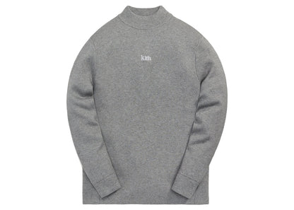 Kith L/S Mockneck Light Heather Grey