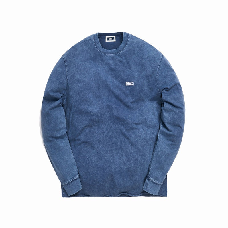 Kith LAX Pigment Dyed L/S Tee Dark Indigo