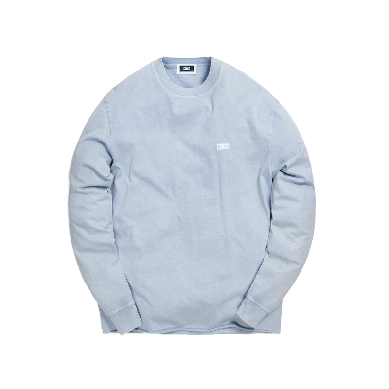 Kith LAX Pigment Dyed L/S Tee Light Indigo