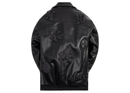Kith Leather Coaches Jacket Monarch