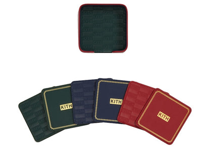 Kith Leather Kithmas Coasters Multi