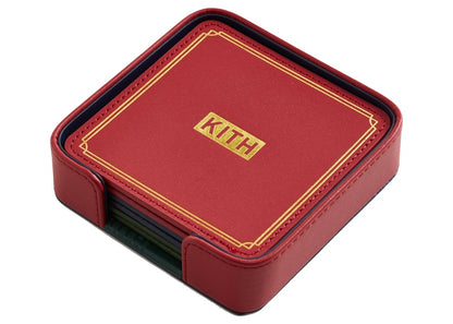 Kith Leather Kithmas Coasters Multi