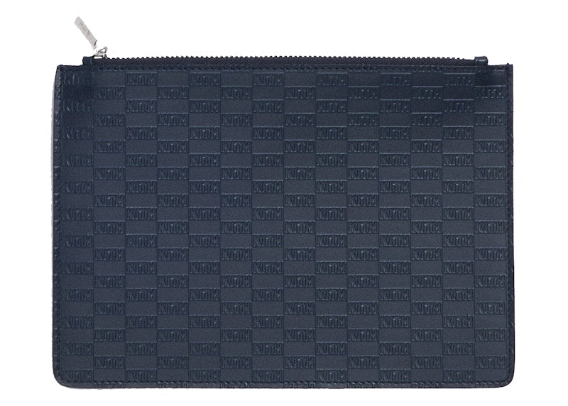 Kith Leather Pouch Navy