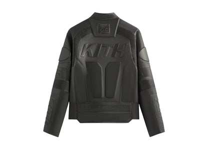 Kith Leather Wayne Moto Jacket Black