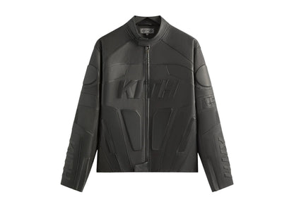 Kith Leather Wayne Moto Jacket Black