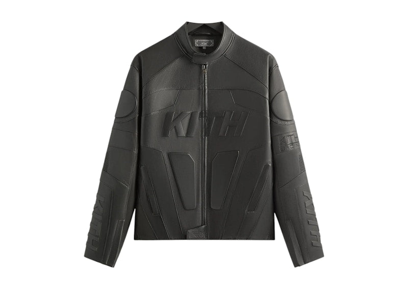 Kith Leather Wayne Moto Jacket Black