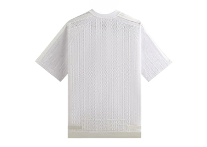 Kith Leon Short Sleeve Lace Combo Jersey White