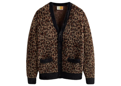 Kith Leopard Mohair Cardigan Birch
