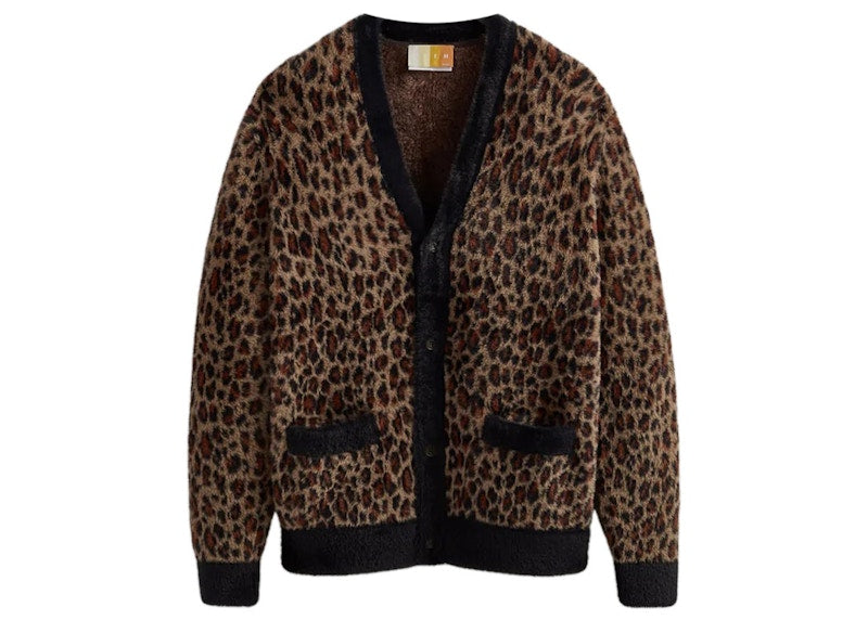 Kith Leopard Mohair Cardigan Birch