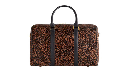 Kith Leopard Printed Ponyhair Traveler K40 Bag Sanctuary
