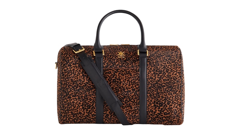 Kith Leopard Printed Ponyhair Traveler K40 Bag Sanctuary