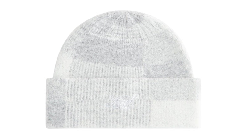 Kith Lewis Check Mia Beanie Sandrift