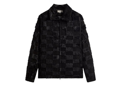Kith Lloyd Faux Fur Coaches Jacket Black