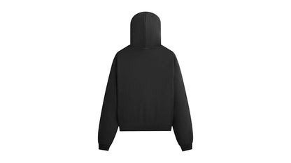 Kith Lofty Fleece Cropped Braxton Hoodie Black