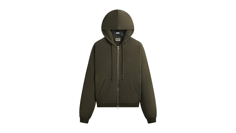 Kith Lofty Fleece Cropped Braxton Hoodie Cypress