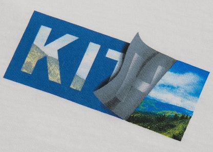 Kith Logo Peel L/S Tee White