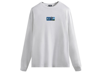 Kith Logo Peel L/S Tee White