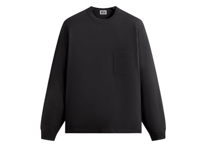 Kith Long Sleeve Leonard Pocket Tee Black