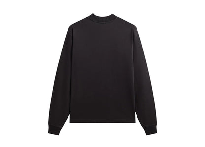 Kith Long Sleeve Mock Neck Lax Tee Black