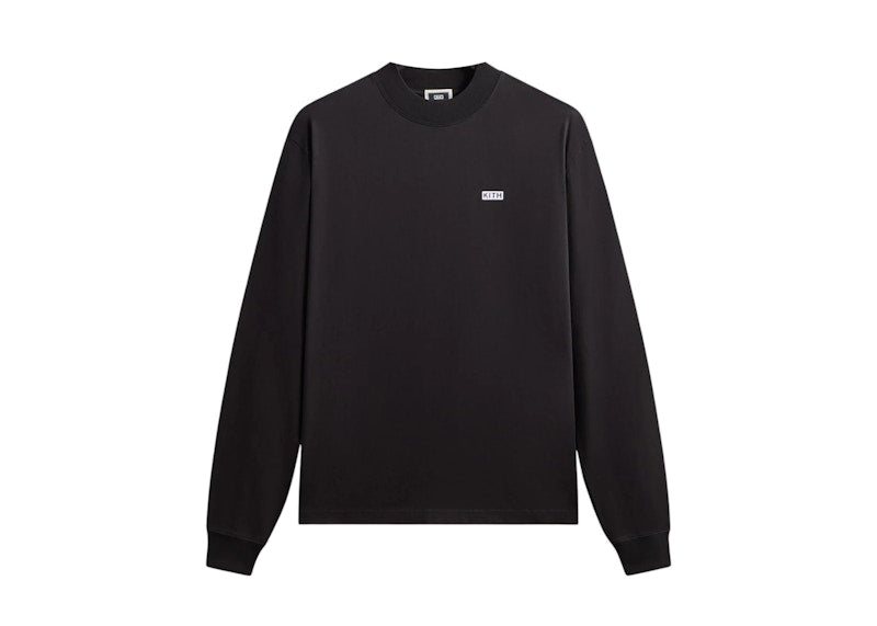 Kith Long Sleeve Mock Neck Lax Tee Black