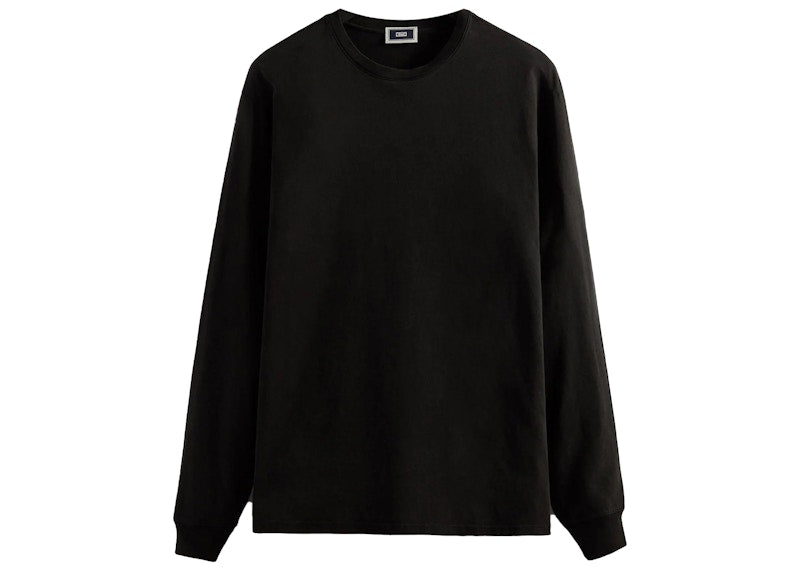 Kith Long Sleeve Vintage Tee (FW22) Black