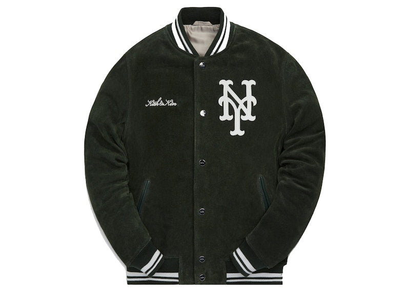 Kith MLB for New York Mets Suede Bomber Jacket Stadium