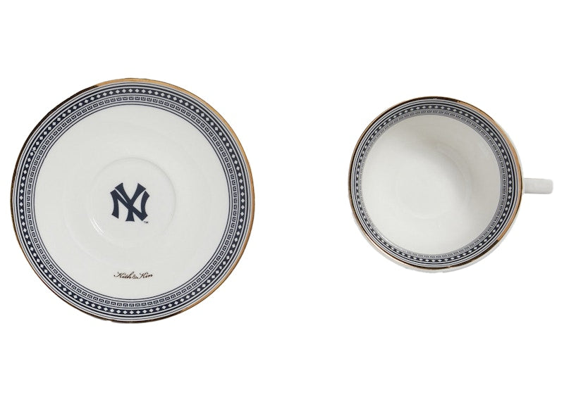 Kith MLB for New York Yankees 2 Piece Teacup Set Sandrift
