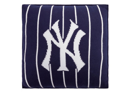 Kith & MLB for New York Yankees Pinstripe Knitted Throw Pillow Nocturnal