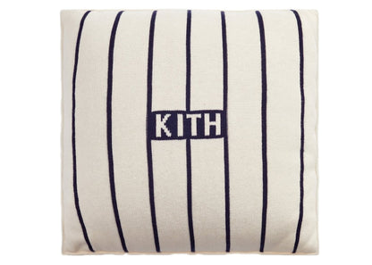 Kith & MLB for New York Yankees Pinstripe Knitted Throw Pillow Tofu
