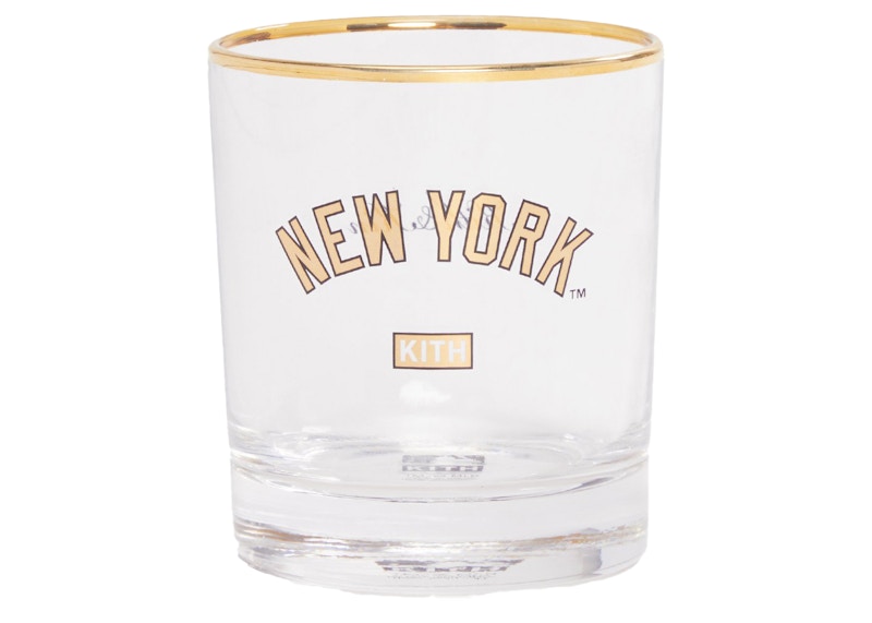 Kith MLB for New York Yankees Whiskey Glass Multi