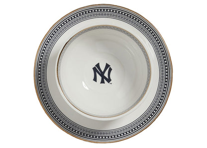 Kith MLB for New York Yankeess 2 Piece Bowl 8" Plate Set Sandrift