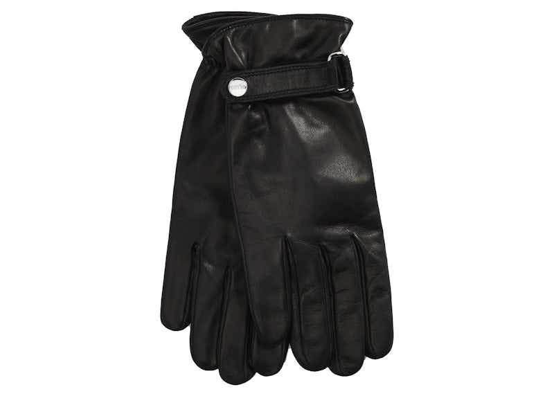 Kith Manhattan Leather Gloves Black