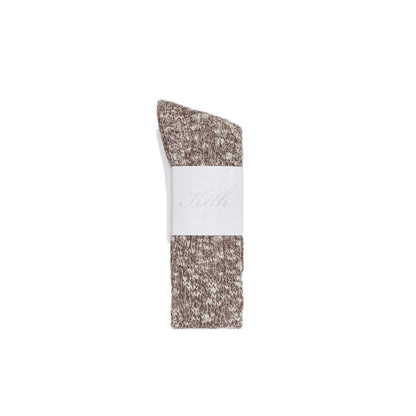 Kith Marled Crew Socks Dusty Mauve