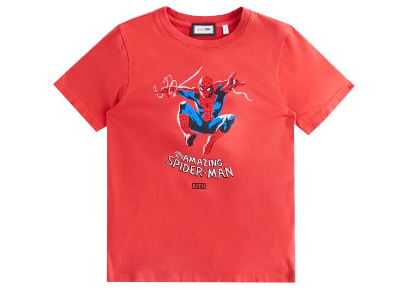 Kith Marvel Kids Spider-Man Amazing Spiderman Vintage Tee Retro