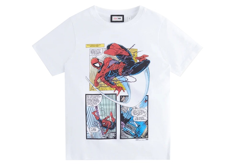 Kith Marvel Kids Spider-Man New York City Vintage Tee White