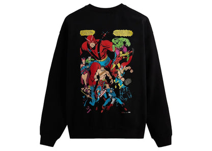 Kith Marvel Spider-Man Allies Vintage Crewneck Black