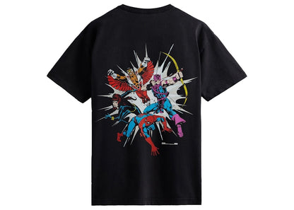 Kith Marvel Spider-Man Avengers Vintage Tee Black