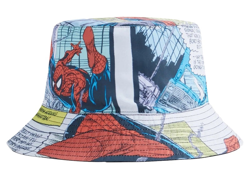 Kith Marvel Spider-Man Reversible Bucket Hat Black